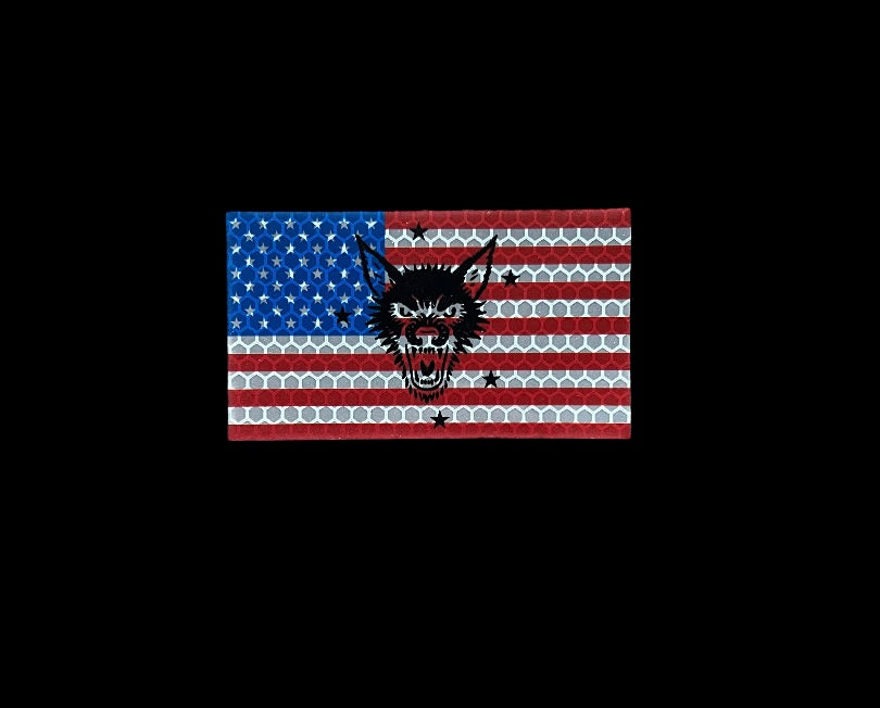 FORWARD K9 Reflective American Flag Patch