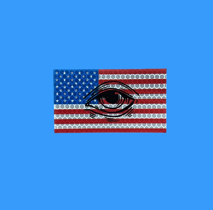 FORWARD Conflict Observer Reflective American Flag Patch