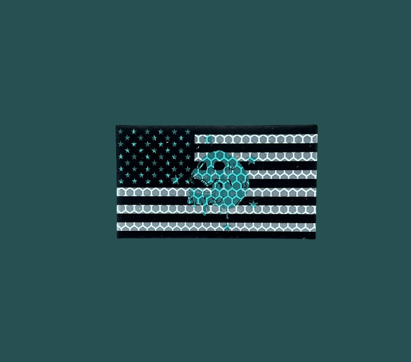 FORWARD Baja Blast Stargazer Reflective American Flag Patch